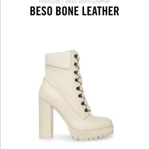 Steve Madden Beso Bone Leather Boots